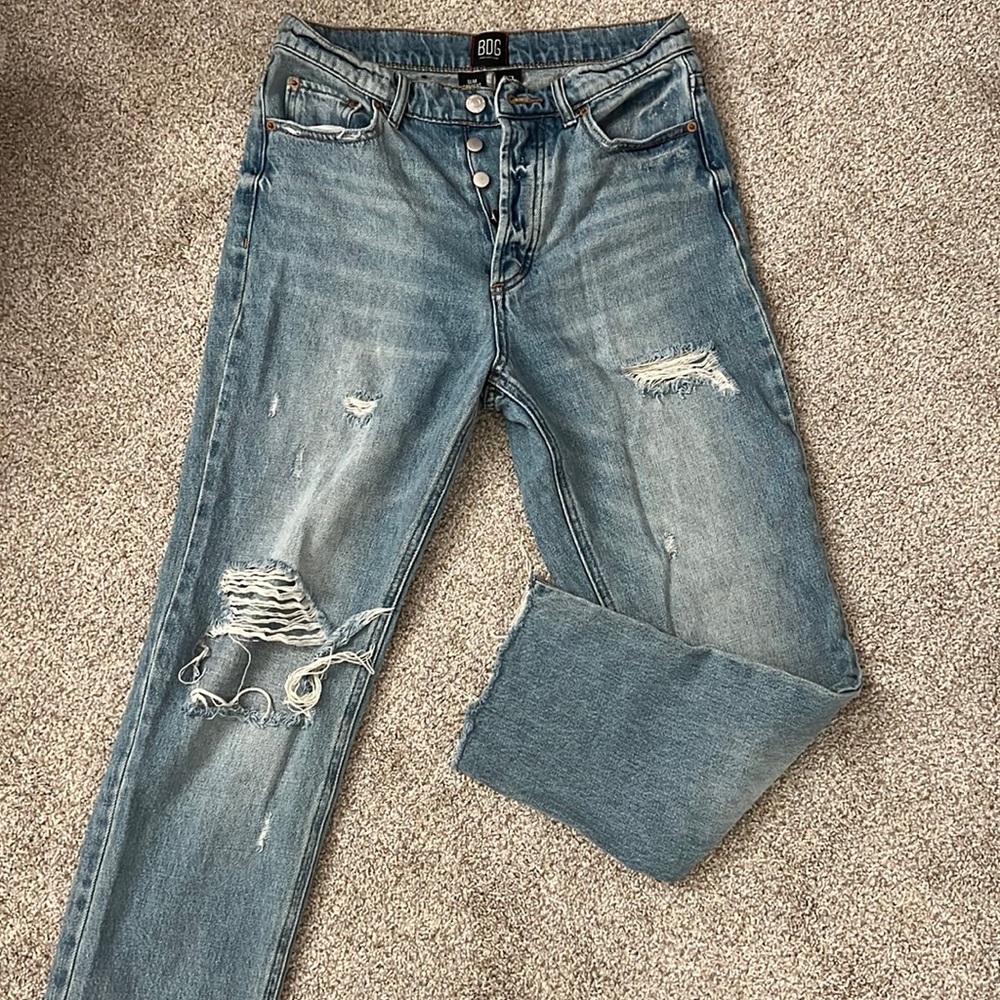 BDG Urban Outfitters Slim Straight Jeans (Light Wash)
